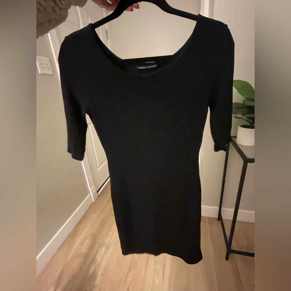 Black shimmery dress